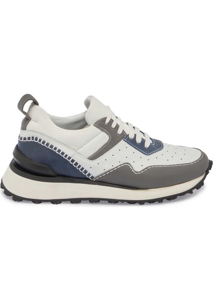 Gri Hakiki Deri Erkek Sneaker - E24I1AY56861-P0W modelleri