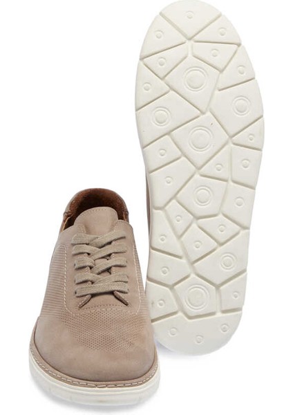 Gri Hakiki Nubuk Deri Erkek Sneaker - E24I1AY56855-A40 fırsatları