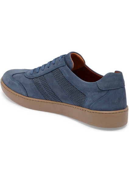 Mavi Hakiki Nubuk Deri Erkek Sneaker - E24I1AY56862-F58 fiyatları