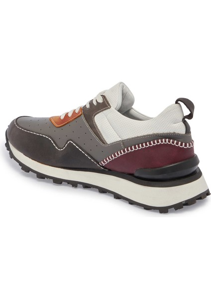 Siyah Hakiki Deri Erkek Sneaker - E24I1AY56861-H49 fiyatları