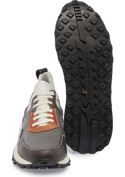Siyah Hakiki Deri Erkek Sneaker - E24I1AY56861-H49 fırsatları