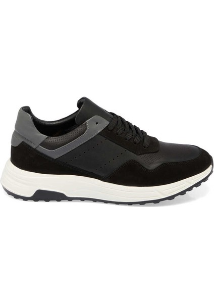 Siyah Hakiki Deri Erkek Sneaker - E24I1AY56859-A23 modelleri