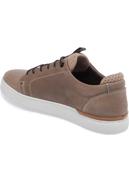 Vizon Hakiki Nubuk Deri Erkek Sneaker - E24I1AY56823-A65 fiyatları