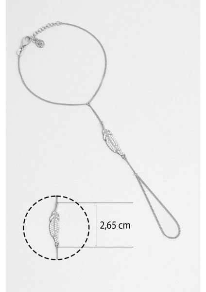 Defne Yaprağı 18 Ayar Beyaz Altın Kaplama 20 cm Gümüş Şahmeran modelleri