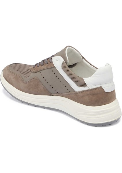 Gri Hakiki Deri Erkek Sneaker - E24I1AY56859-B43 fiyatları