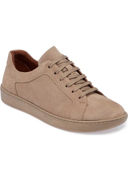 Vizon Hakiki Nubuk Deri Erkek Sneaker - E24I1AY56825-A65