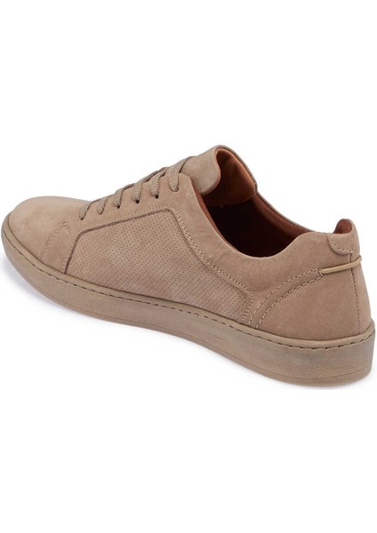Vizon Hakiki Nubuk Deri Erkek Sneaker - E24I1AY56825-A65 fiyatları