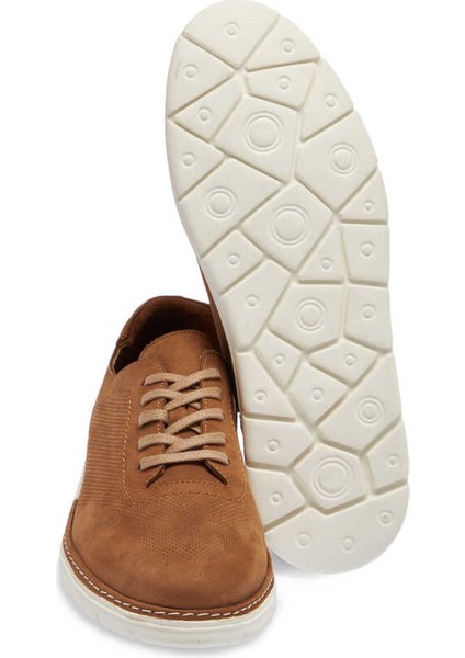 Taba Hakiki Nubuk Deri Erkek Sneaker - E24I1AY56855-G99 fırsatları