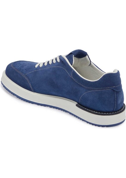 Lacivert Hakiki Süet Deri Erkek Sneaker - E24I1AY56857-D44 fiyatları