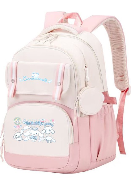Cinnamoroll büyük kulaklı köpek sevimli çocuk okul çantası ortaokul ve lise öğrencileri için büyük kapasiteli okul çantası (Yurt Dışından) fiyatları