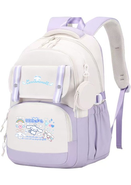 Cinnamoroll büyük kulaklı köpek sevimli çocuk okul çantası ortaokul ve lise öğrencileri için büyük kapasiteli okul çantası (Yurt Dışından) fiyatları