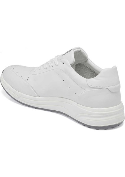 Beyaz Hakiki Deri Erkek Sneaker - E24I1AY56860-A26 fiyatları