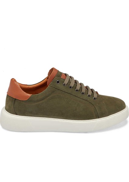Yeşil Hakiki Deri Erkek Sneaker - E24I1AY56844-H48 modelleri