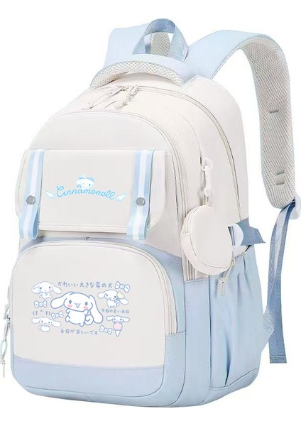 Cinnamoroll büyük kulaklı köpek sevimli çocuk okul çantası ortaokul ve lise öğrencileri için büyük kapasiteli okul çantası (Yurt Dışından) fiyatları
