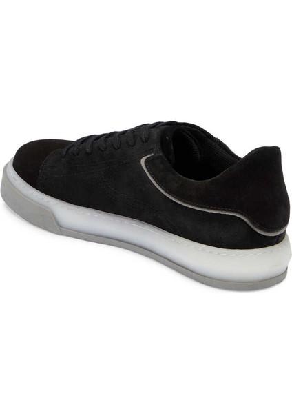 Siyah Hakiki Süet Deri Erkek Sneaker - E24I1AY56848-A01 fiyatları