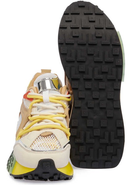 Bej Deri-Tekstil Kadın Sneaker - K24I1AY67333-A25 fırsatları