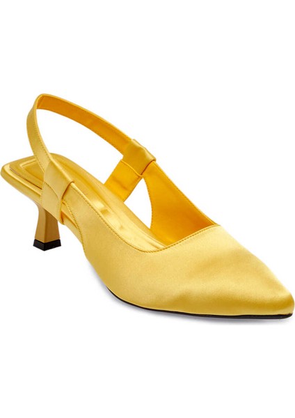 Sarı Tekstil Kadın Stiletto - K24I1AY67329-R21