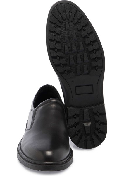 Siyah Hakiki Deri Erkek Klasik Ayakkabı - E24S1AY57091-A23 fırsatları