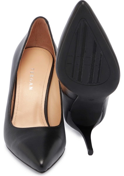 Siyah Hakiki Deri Kadın Stiletto - K24S1AY67599-A23 fırsatları