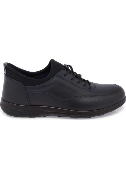 Lacivert Hakiki Deri Erkek Sneaker - E24S1AY57098-A31 modelleri