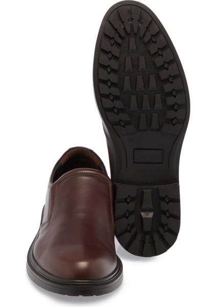 Kahve Hakiki Deri Erkek Klasik Ayakkabı - E24S1AY57091-A24 fırsatları