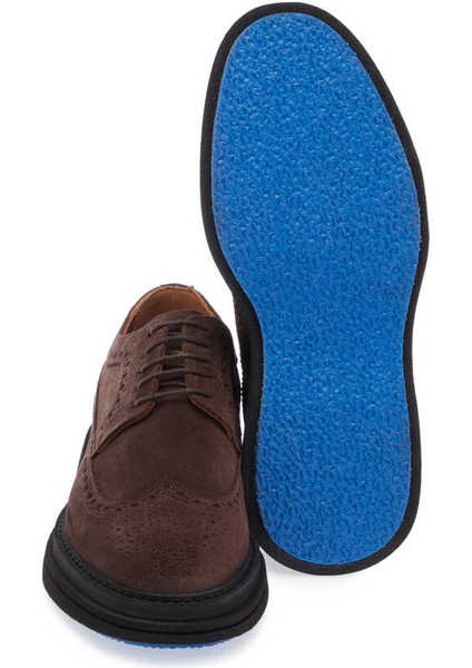 Kahve Hakiki Deri Erkek Klasik Ayakkabı - E24S1AY56999-B85 fırsatları