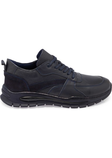 Lacivert Hakiki Deri Erkek Sneaker - E24S1AY57095-A31 modelleri