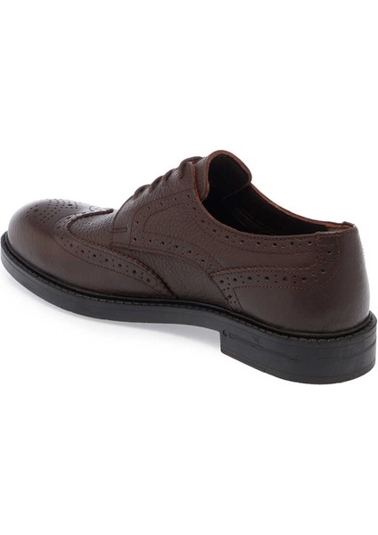 Kahve Hakiki Deri Erkek Klasik Ayakkabı - E24S1AY56985-A42 fiyatları