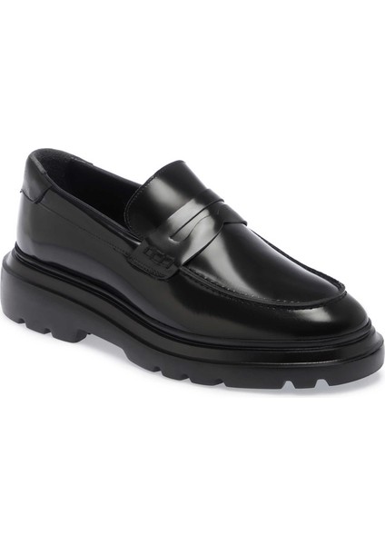 Siyah Hakiki Deri Erkek Loafer - E24S1AY57021-A35