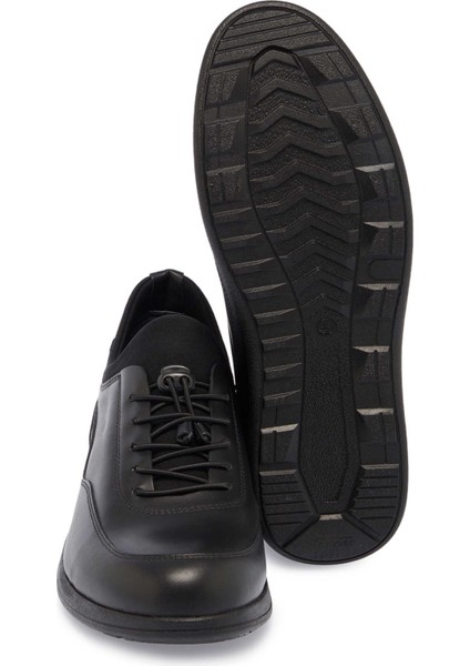 Siyah Hakiki Deri Erkek Sneaker - E24S1AY57098-A23 fırsatları