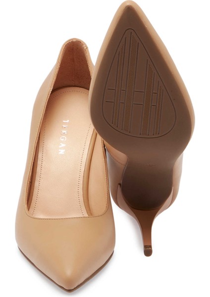 Nude Hakiki Deri Kadın Stiletto - K24S1AY67599-Q9J fırsatları