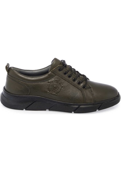 Yeşil Hakiki Deri Erkek Sneaker - E24S1AY57007-H48 modelleri