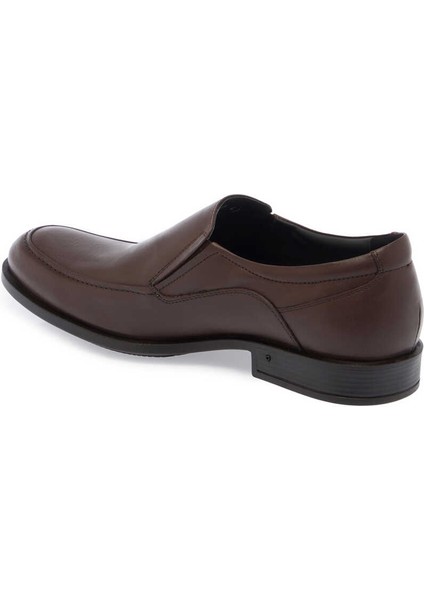 Kahve Hakiki Deri Erkek Klasik Ayakkabı - E24S1AY56983-A24 fiyatları