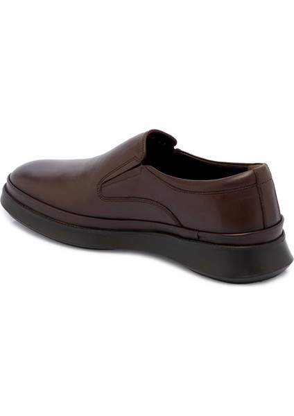 Kahve Hakiki Deri Erkek Klasik Ayakkabı - E24S1AY57038-A24 fiyatları