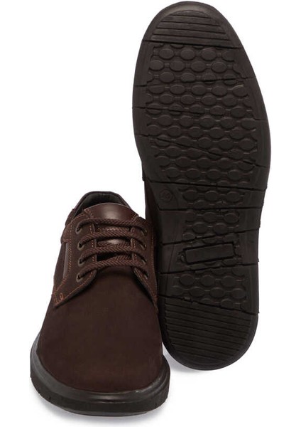 Kahve Hakiki Deri Erkek Casual Ayakkabı - E24S1AY57085-A39 fırsatları