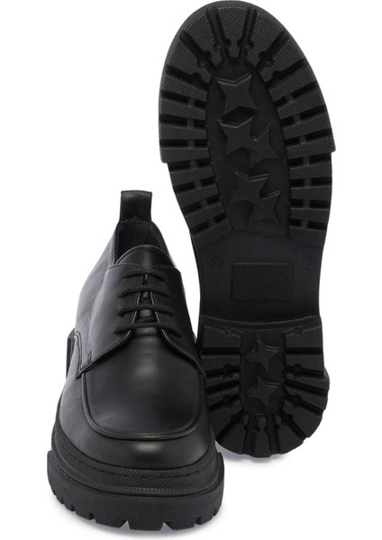 Siyah Hakiki Deri Kadın Makosen - K24S1AY67542-A23 fırsatları