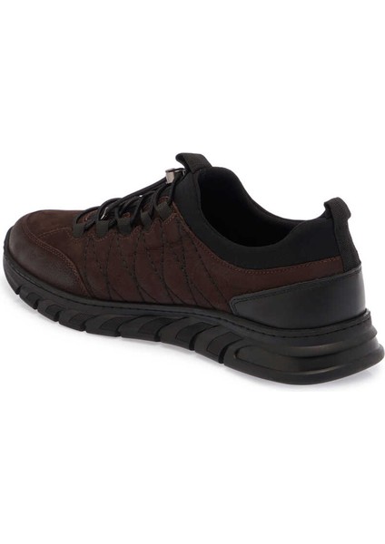 Kahve Hakiki Nubuk Deri Erkek Sneaker - E24S1AY56980-A39 fiyatları