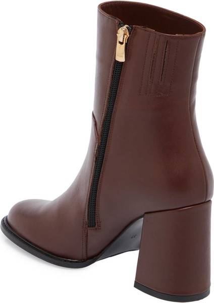 Kahve Hakiki Deri Kadın Klasik Bot - K24K1BT67710-G36 fiyatları