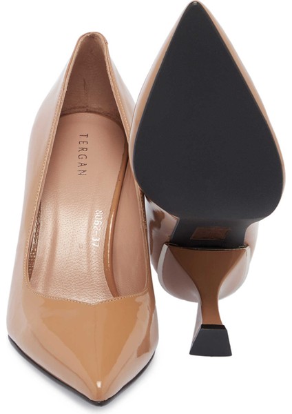 Kahve Hakiki Rugan Deri Kadın Stiletto - K24S1AY67704-U4K fırsatları