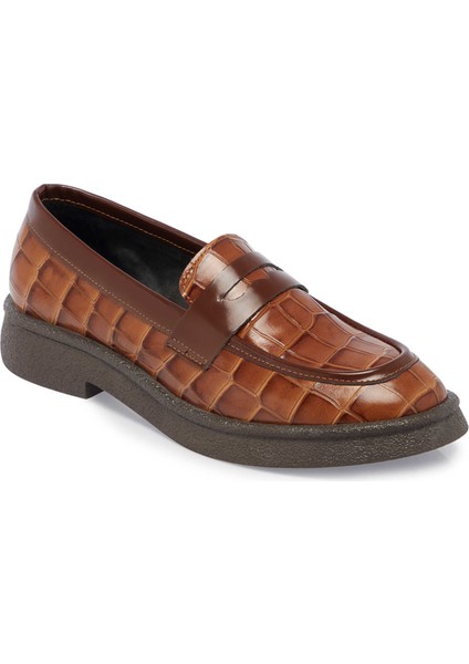 Taba Hakiki Deri Kadın Loafer - K24S1AY67625-N80