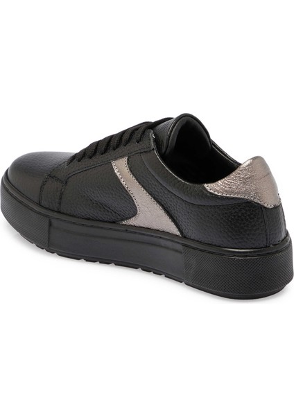 Siyah Hakiki Deri Kadın Sneaker - K24S1AY67569-A41 fiyatları