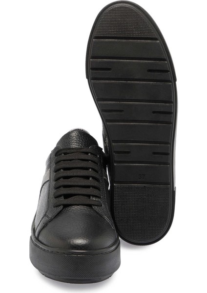 Siyah Hakiki Deri Kadın Sneaker - K24S1AY67569-A41 fırsatları