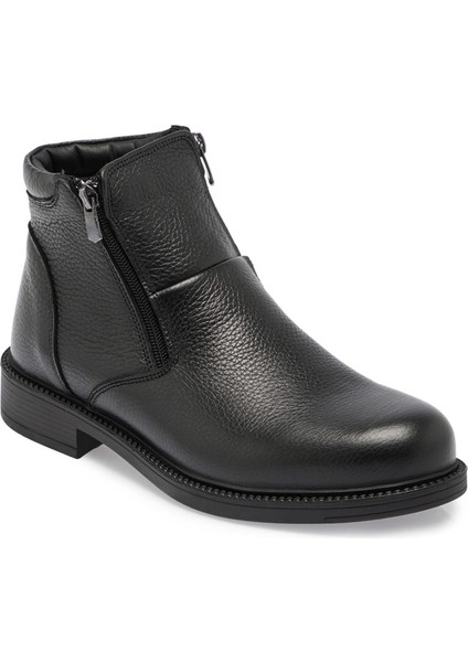 Siyah Hakiki Deri Erkek Casual Bot - E24K1BT56995-A41