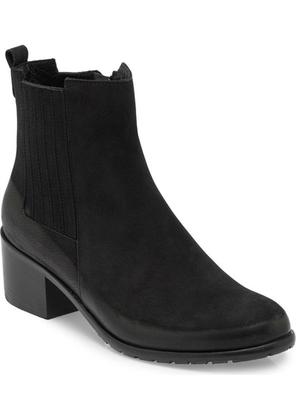 Siyah Hakiki Nubuk Deri Kadın Klasik Bot - K24K1BT67567-A64