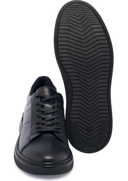 Lacivert Hakiki Deri Erkek Sneaker - E24S1AY56945-C72 fırsatları