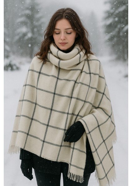 Kadın Ekose Desenli Kışlık Şal – Yumuşak Akrilik, 70X200 Cm, Sıcak ve Şık modelleri