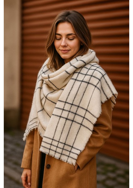 Kadın Ekose Desenli Kışlık Şal – Yumuşak Akrilik, 70X200 Cm, Sıcak ve Şık fırsatları