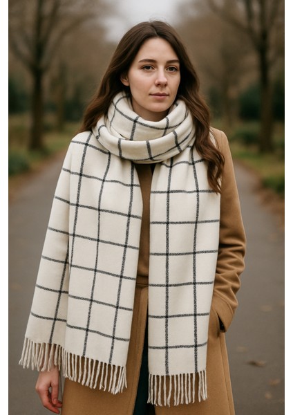 Kadın Ekose Desenli Kışlık Şal – Yumuşak Akrilik, 70X200 Cm, Sıcak ve Şık indirimleri