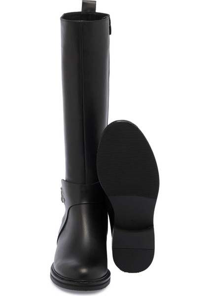 Siyah Hakiki Deri Kadın Klasik Çizme - K24K1CM67629-A23 fırsatları