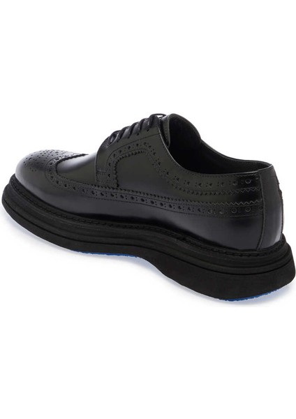 Siyah Hakiki Deri Erkek Klasik Ayakkabı - E24S1AY56999-A35 fiyatları